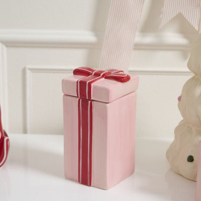 Canister Hand Painted Ceramic Gift Box 18cm