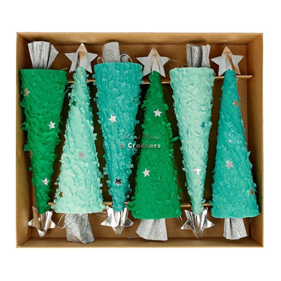 Christmas Tree Crackers Set of 6