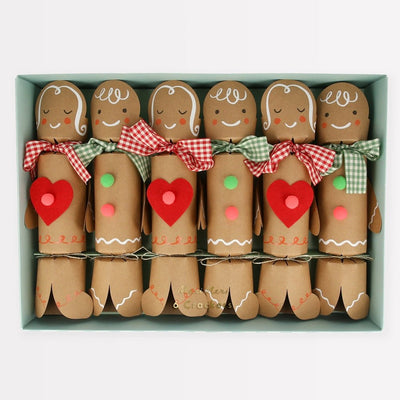 Gingerbread Crackers Set of 6