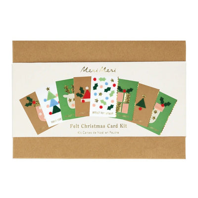 Christmas Felt Card Kit Set of 8