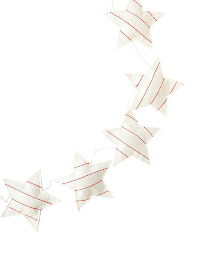 Felt Striped Star Banner