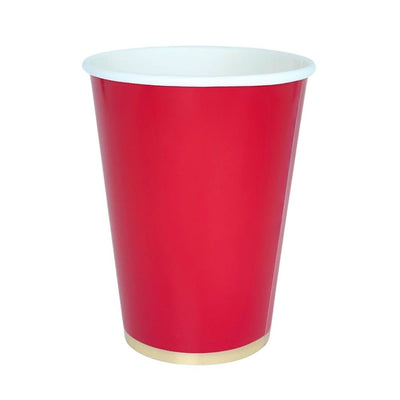 Cherry Red Signature Cups Set of 8
