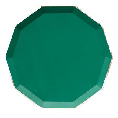 Emerald Green Premium Dinner Plates Set of 8