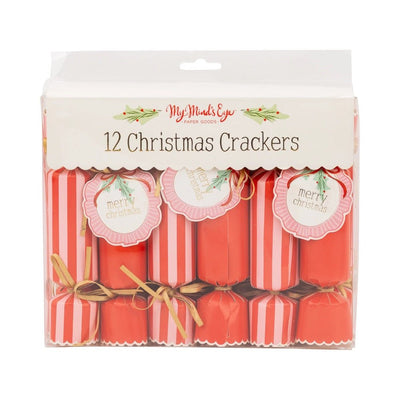 Red & Pink Crackers Set of 12