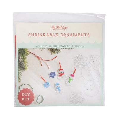 Christmas Icons Shrinkable Ornaments Set of 12