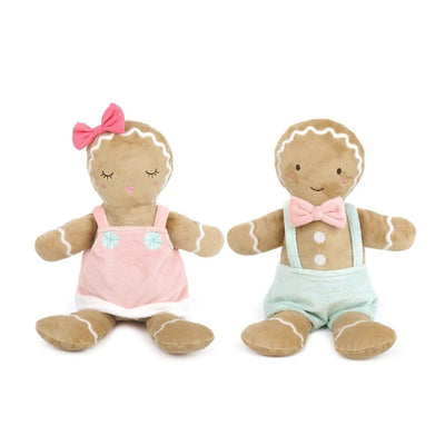 Gingerbread Boy & Girl Plushie Couple Set 30.5cm