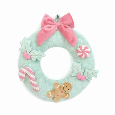 Festive Wreath Plushie Mint