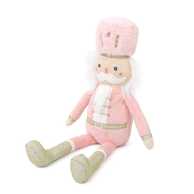 Nutcracker Plush Pink & Gold 46cm