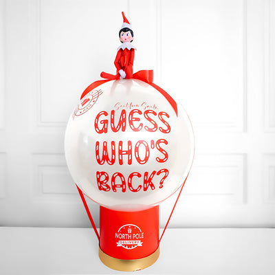 Elf Arrival Balloon Guess Who's Back (Elf not included)