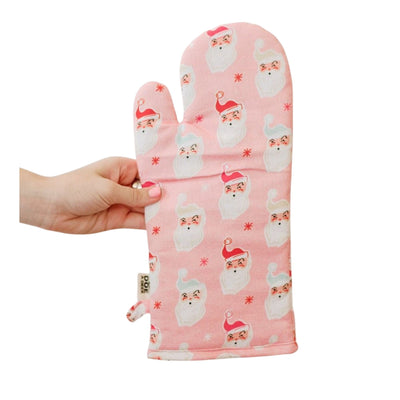 Santa Christmas Oven Mitt