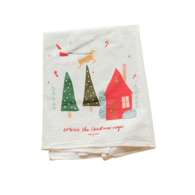 Christmas Flour Sack Towel