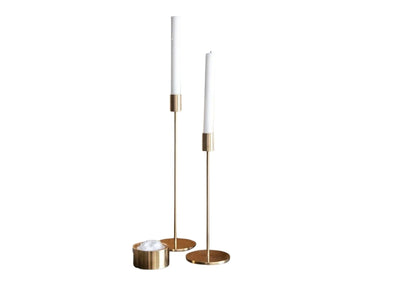 High Light Candlestick Brass 36cm