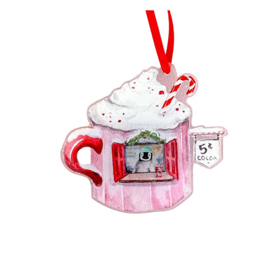 Cocoa Cafe Christmas Ornament