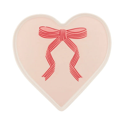 Bamboo Bow Heart Tray