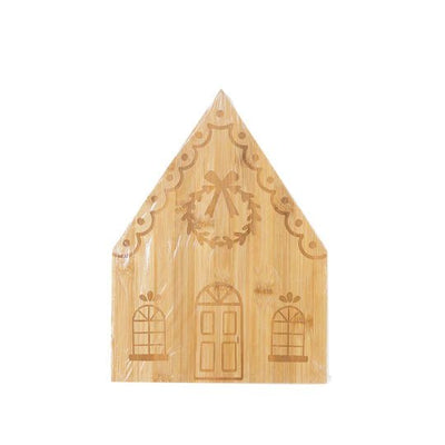 Gingerbread House Reusable Bamboo Cutting Board