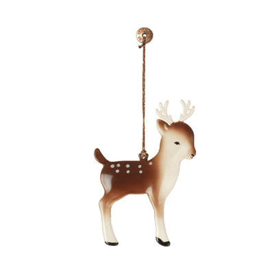 Bambi Metal Ornament Light Brown