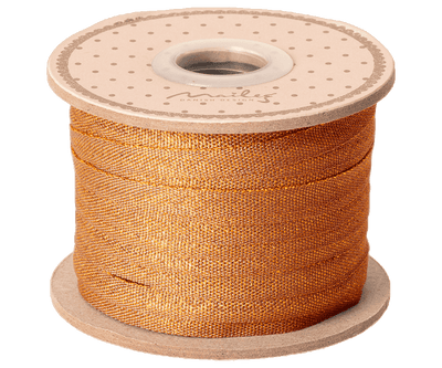 Maileg Ribbon Ocher/Gold 25m