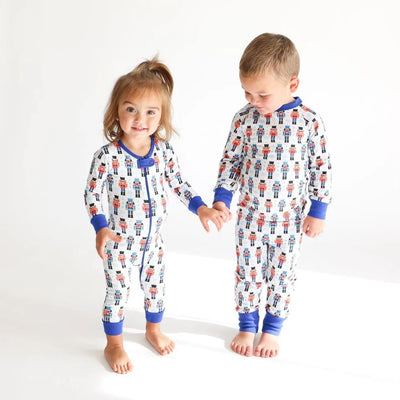 Festive Nutcracker Kids 2pc Pajama Set