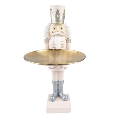 Nutcracker Pink with Brass Tray 35cm