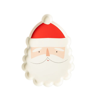 Santa Head Reusable Melamine Platter