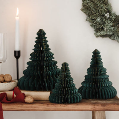 Paper Honeycomb Christmas tree 24 cm