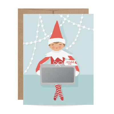 Elf Gift Scratch-off Card