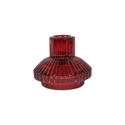 Midnight Forest Candle Holder Small Burgundy