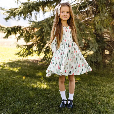 Gwendolyn Dress in Green Christmas