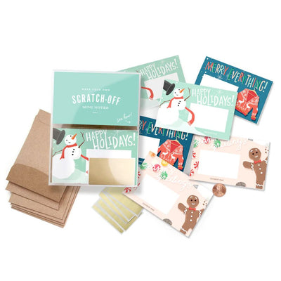 Holiday Scratch-off Mini Notes Box Set