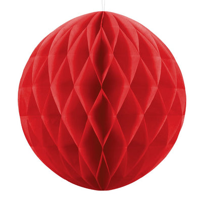 Red Honeycomb Ball 30 cm