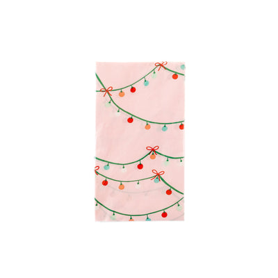 String of Lights Christmas Napkin