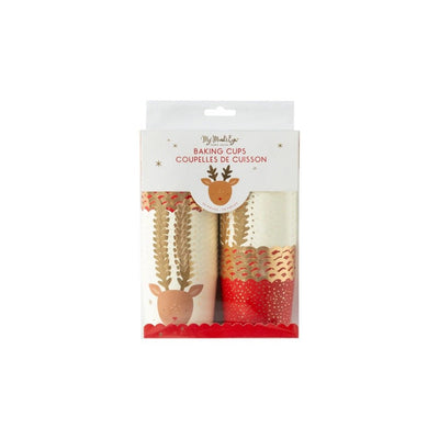 Rudolph Food Cups Set of 50 pcs