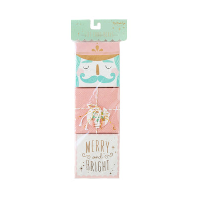 Bright Nutcracker Gift Card Boxes Set of 3