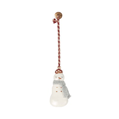 Snowman Metal Ornament