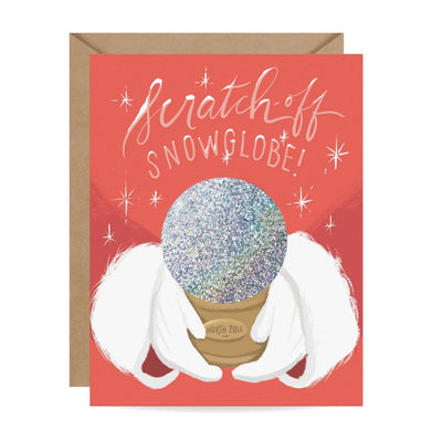 Scratch-off Snow Globe Card