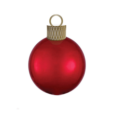 Red Ornament Kit Foil Balloon