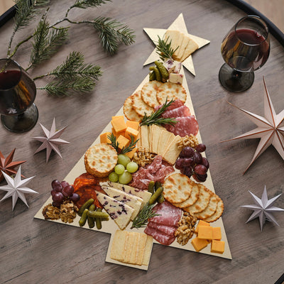 Gold Tree Shaped Grazing Board