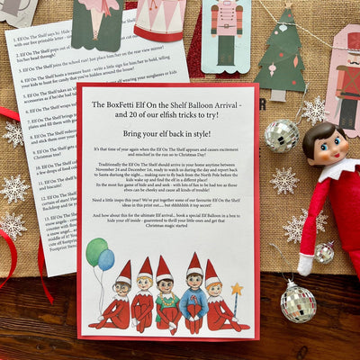 Elf Cheat Sheet - FREE printable