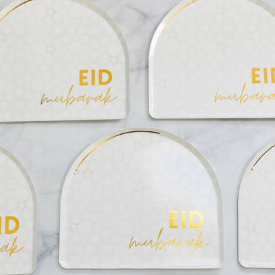 Levant Sky 'Eid Mubarak' Arch Dinner Plates Set of 12