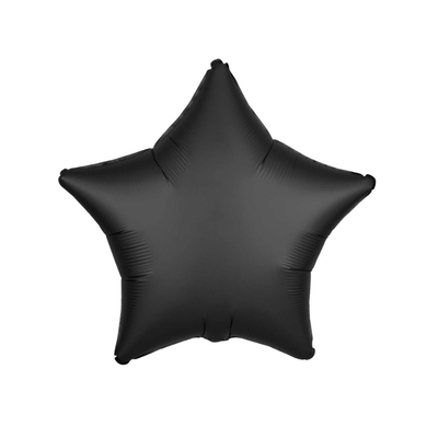 19" Onyx Star Satin Luxe Foil Balloon