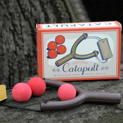 Catapult Toy with 4 Foam Balls