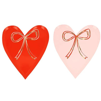 Heart with Bow Napkins Set of 16