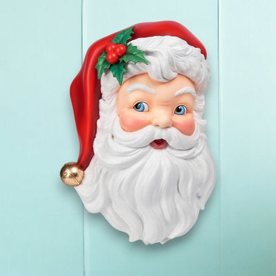 Vintage Santa Head Wall Decor 50cm