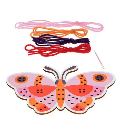 Learn to Sew Wooden Hand-stitch Set Butterfly