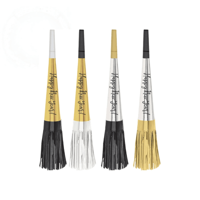 New Years Multi Pack Party Horns Set of 8