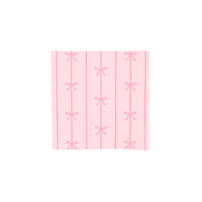 Petal Pink Signature Bow Napkins Set of 20