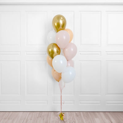 Golden Blush Balloon Bouquet