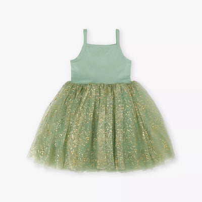 Bob & Blossom Green Sparkle Dress