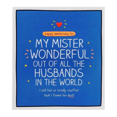 Husband Mister Wonderful Greeting Card
