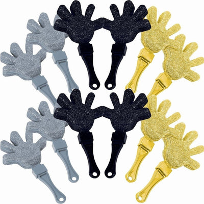 Glitter Hand Clappers Set of 12
